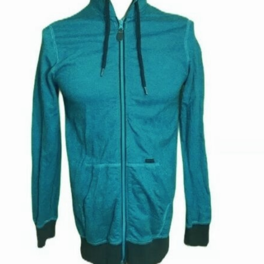 Amplify-- Green Zip-Up Hoodie, Size M/M - Picture 5 of 5